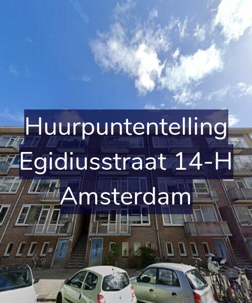 Foto gevel Huurpuntentelling voor Egidiusstraat 14-H, Amsterdam