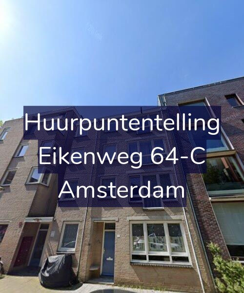Foto gevel Huurpuntentelling voor Eikenweg 64-C, Amsterdam