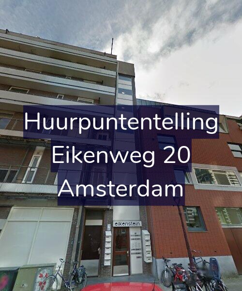 Foto gevel Huurpuntentelling voor Eikenweg 20, Amsterdam