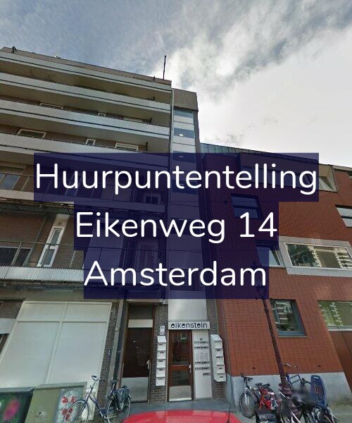 Foto gevel Huurpuntentelling voor Eikenweg 14, Amsterdam