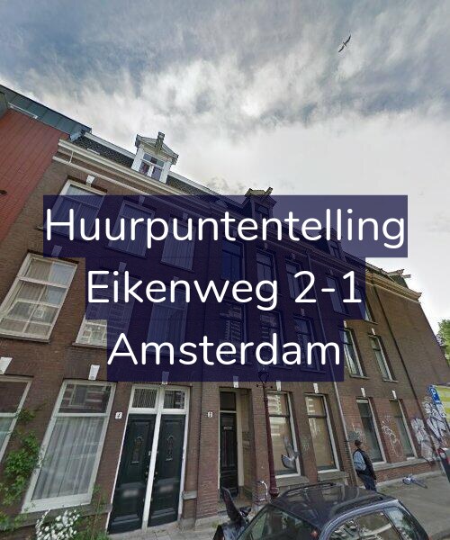 Foto gevel Huurpuntentelling voor Eikenweg 2-1, Amsterdam