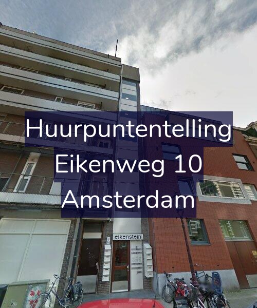 Foto gevel Huurpuntentelling voor Eikenweg 10, Amsterdam