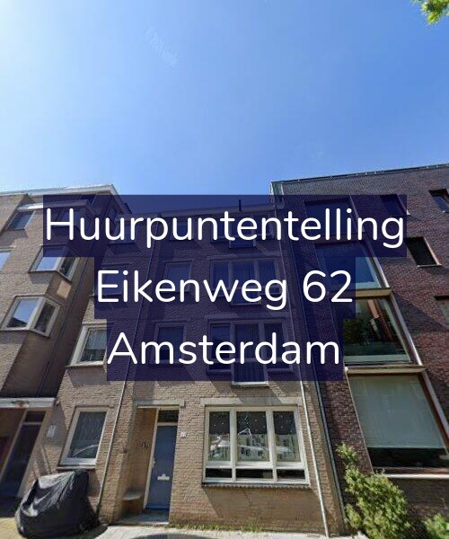 Foto gevel Huurpuntentelling voor Eikenweg 62, Amsterdam