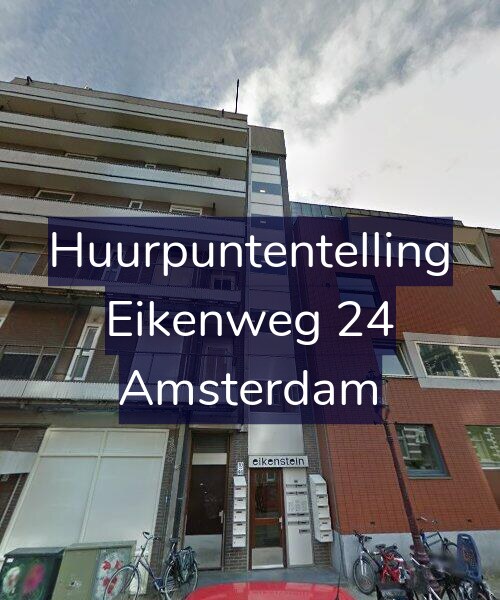 Foto gevel Huurpuntentelling voor Eikenweg 24, Amsterdam