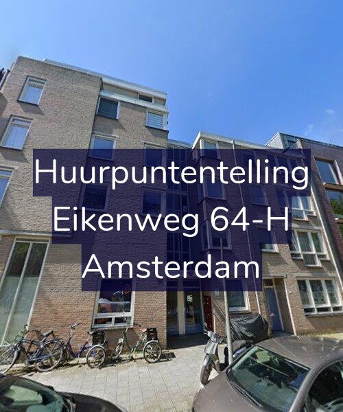 Foto gevel Huurpuntentelling voor Eikenweg 64-H, Amsterdam