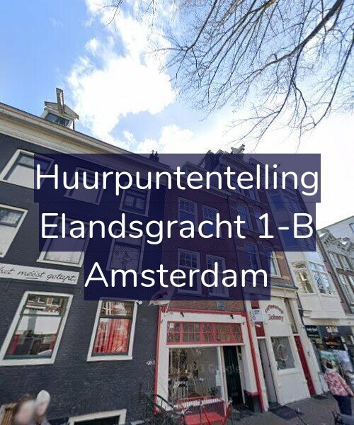 Foto gevel Huurpuntentelling voor Elandsgracht 1-B, Amsterdam