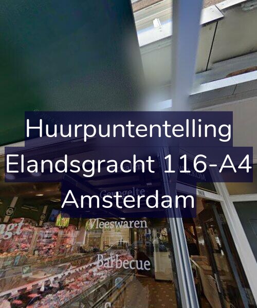 Foto gevel Huurpuntentelling voor Elandsgracht 116-A4, Amsterdam