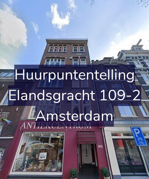 Foto gevel Huurpuntentelling voor Elandsgracht 109-2, Amsterdam