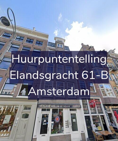 Foto gevel Huurpuntentelling voor Elandsgracht 61-B, Amsterdam