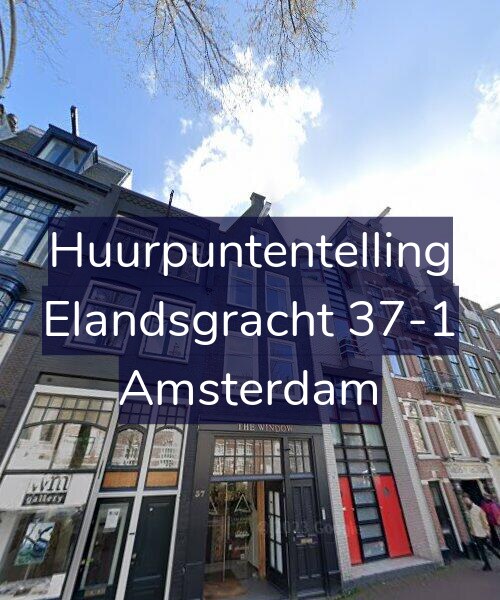 Foto gevel Huurpuntentelling voor Elandsgracht 37-1, Amsterdam
