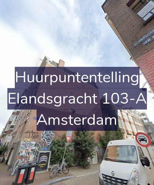 Foto gevel Huurpuntentelling voor Elandsgracht 103-A, Amsterdam