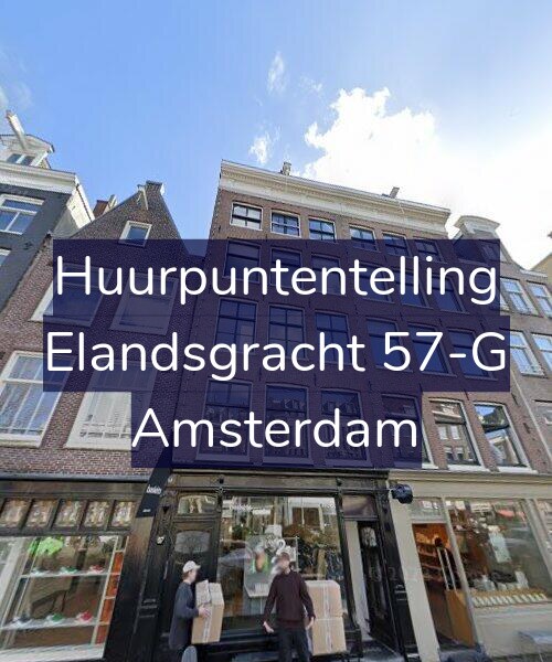 Foto gevel Huurpuntentelling voor Elandsgracht 57-G, Amsterdam