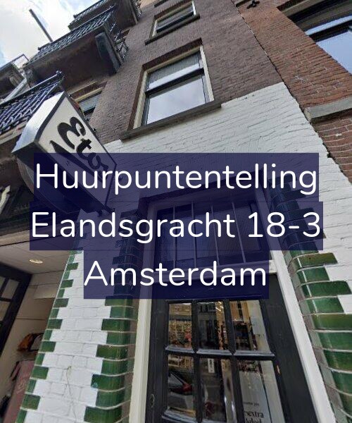 Foto gevel Huurpuntentelling voor Elandsgracht 18-3, Amsterdam