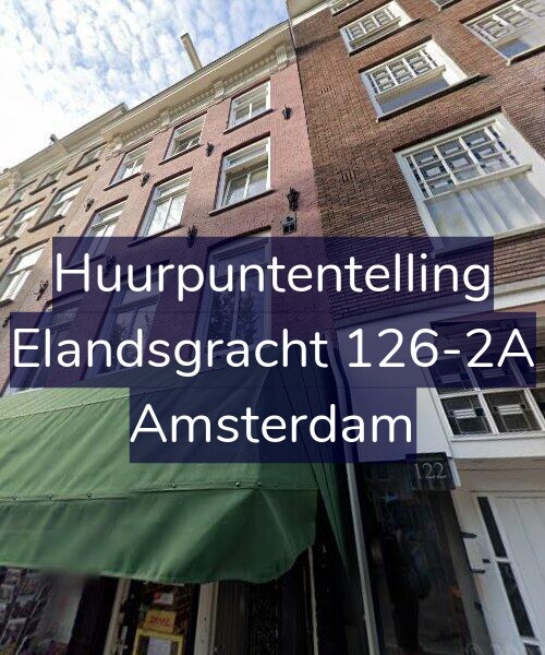 Foto gevel Huurpuntentelling voor Elandsgracht 126-2A, Amsterdam