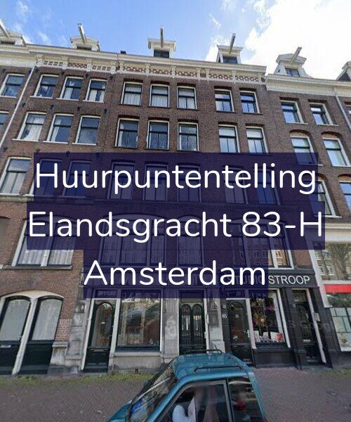 Foto gevel Huurpuntentelling voor Elandsgracht 83-H, Amsterdam