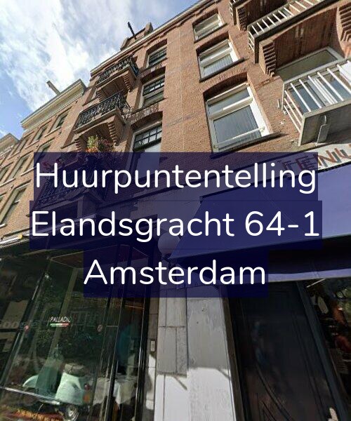 Foto gevel Huurpuntentelling voor Elandsgracht 64-1, Amsterdam