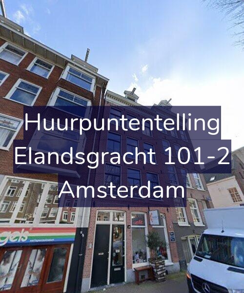 Foto gevel Huurpuntentelling voor Elandsgracht 101-2, Amsterdam