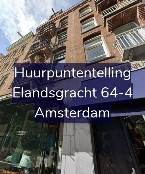 Foto gevel Huurpuntentelling voor Elandsgracht 64-4, Amsterdam