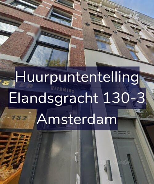 Foto gevel Huurpuntentelling voor Elandsgracht 130-3, Amsterdam
