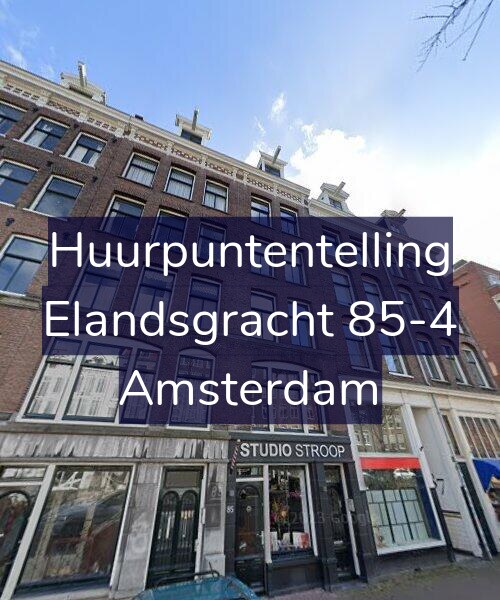 Foto gevel Huurpuntentelling voor Elandsgracht 85-4, Amsterdam
