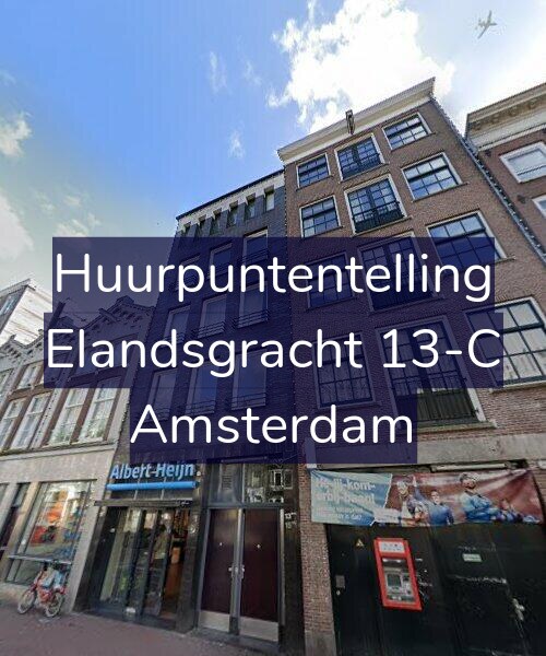 Foto gevel Huurpuntentelling voor Elandsgracht 13-C, Amsterdam