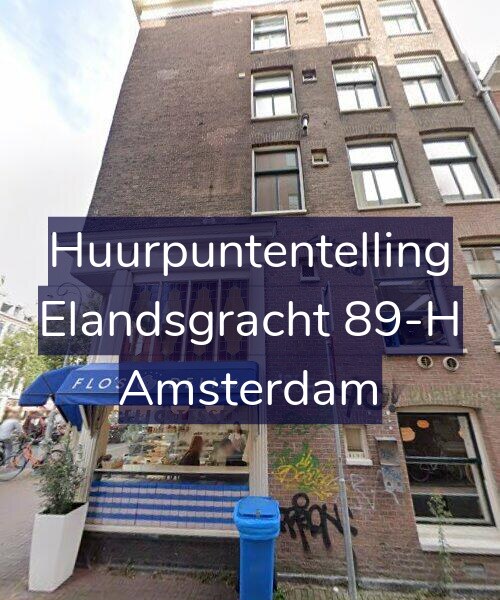 Foto gevel Huurpuntentelling voor Elandsgracht 89-H, Amsterdam