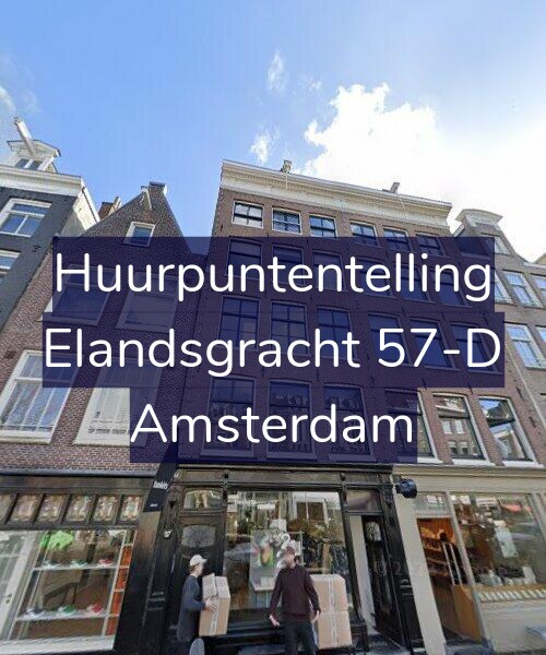 Foto gevel Huurpuntentelling voor Elandsgracht 57-D, Amsterdam
