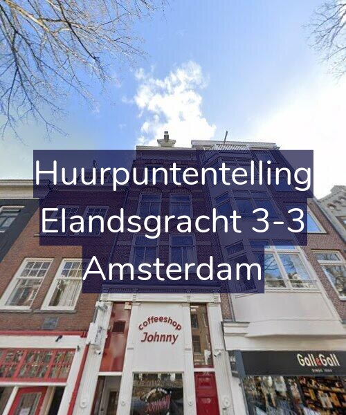 Foto gevel Huurpuntentelling voor Elandsgracht 3-3, Amsterdam