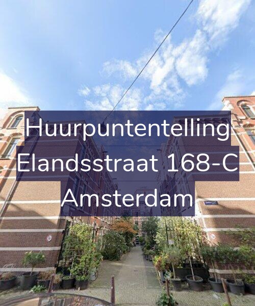 Foto gevel Huurpuntentelling voor Elandsstraat 168-C, Amsterdam