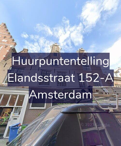 Foto gevel Huurpuntentelling voor Elandsstraat 152-A, Amsterdam