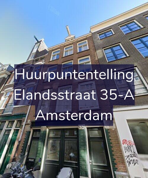 Foto gevel Huurpuntentelling voor Elandsstraat 35-A, Amsterdam