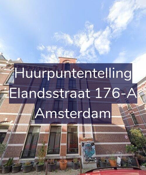 Foto gevel Huurpuntentelling voor Elandsstraat 176-A, Amsterdam