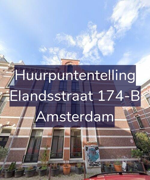 Foto gevel Huurpuntentelling voor Elandsstraat 174-B, Amsterdam