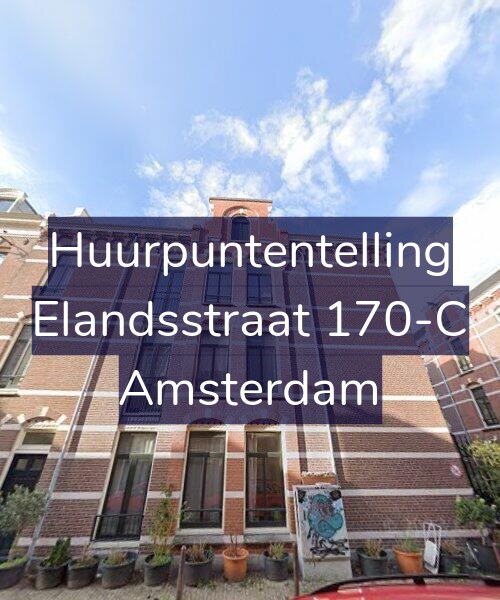 Foto gevel Huurpuntentelling voor Elandsstraat 170-C, Amsterdam