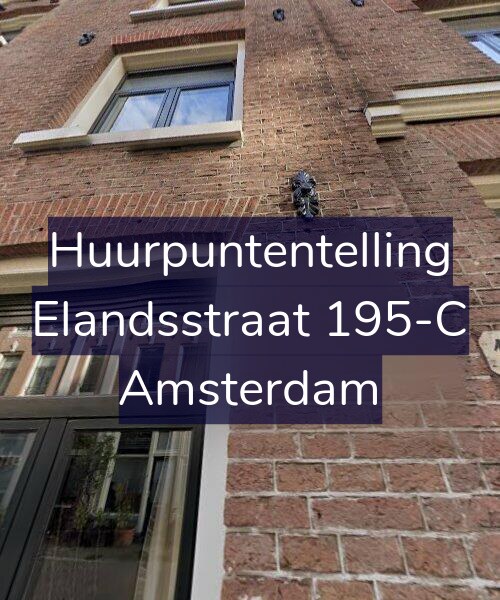 Foto gevel Huurpuntentelling voor Elandsstraat 195-C, Amsterdam