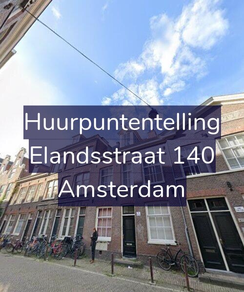 Foto gevel Huurpuntentelling voor Elandsstraat 140, Amsterdam