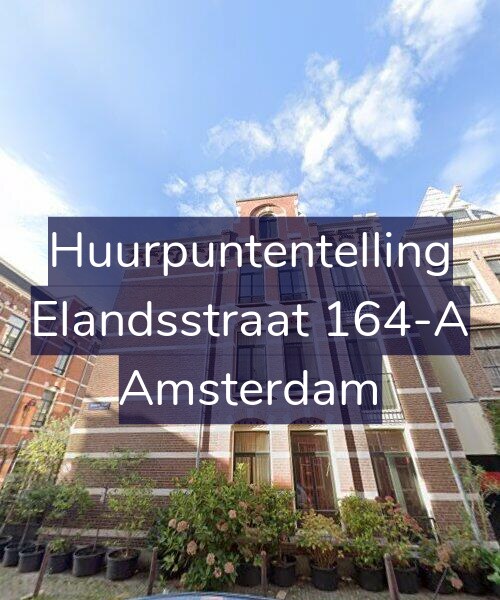 Foto gevel Huurpuntentelling voor Elandsstraat 164-A, Amsterdam