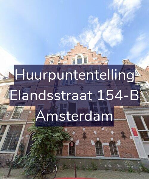 Foto gevel Huurpuntentelling voor Elandsstraat 154-B, Amsterdam