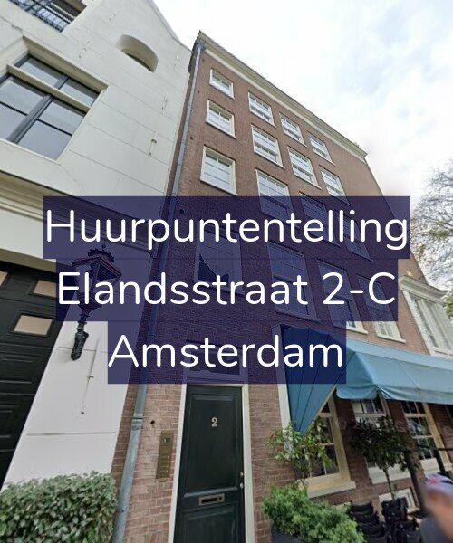 Foto gevel Huurpuntentelling voor Elandsstraat 2-C, Amsterdam
