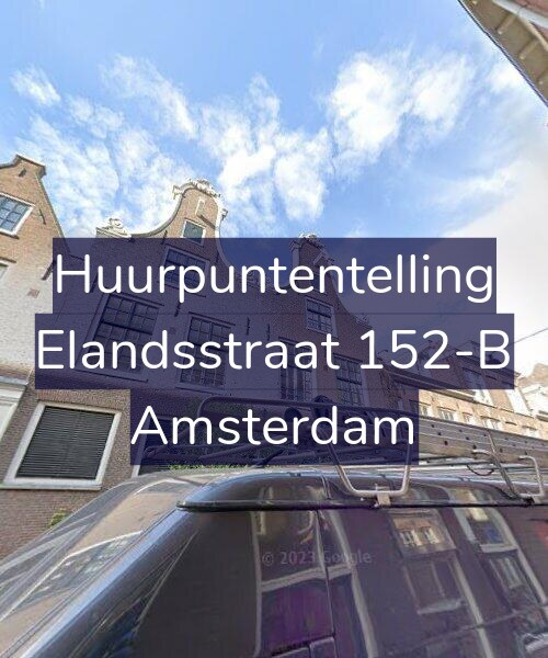 Foto gevel Huurpuntentelling voor Elandsstraat 152-B, Amsterdam