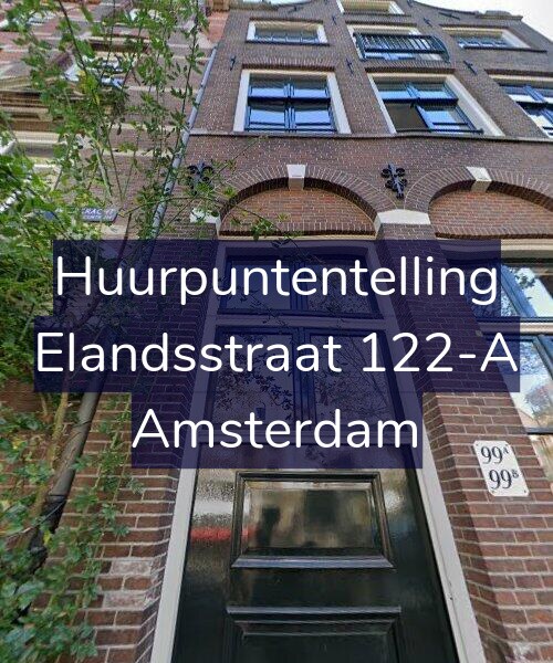 Foto gevel Huurpuntentelling voor Elandsstraat 122-A, Amsterdam