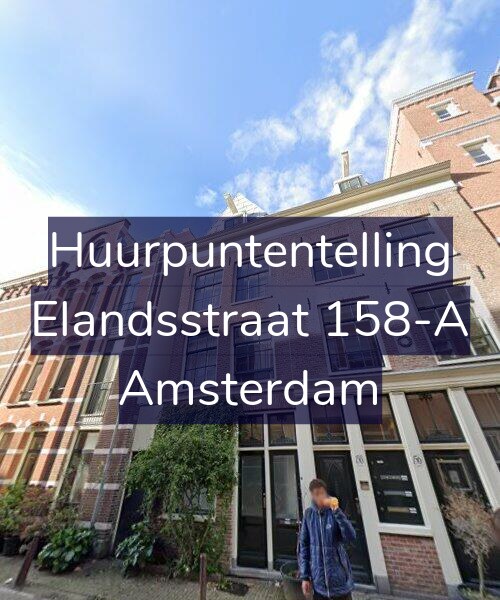 Foto gevel Huurpuntentelling voor Elandsstraat 158-A, Amsterdam
