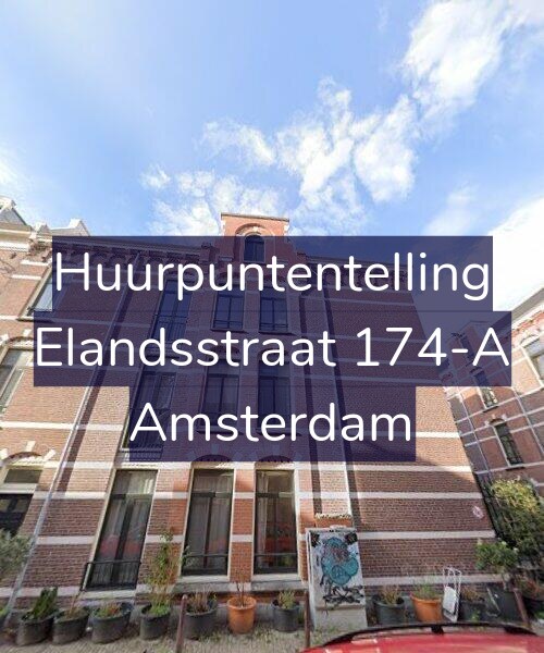 Foto gevel Huurpuntentelling voor Elandsstraat 174-A, Amsterdam