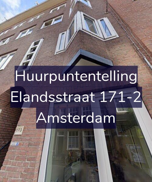 Foto gevel Huurpuntentelling voor Elandsstraat 171-2, Amsterdam