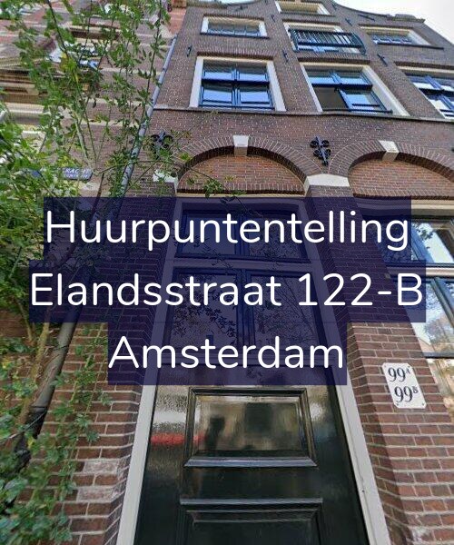 Foto gevel Huurpuntentelling voor Elandsstraat 122-B, Amsterdam