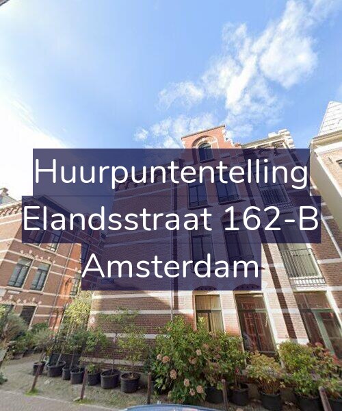 Foto gevel Huurpuntentelling voor Elandsstraat 162-B, Amsterdam