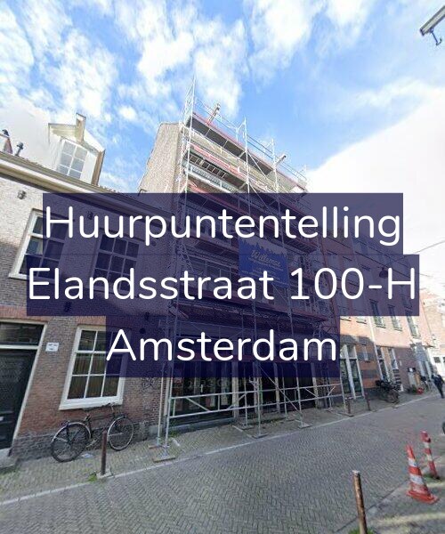 Foto gevel Huurpuntentelling voor Elandsstraat 100-H, Amsterdam