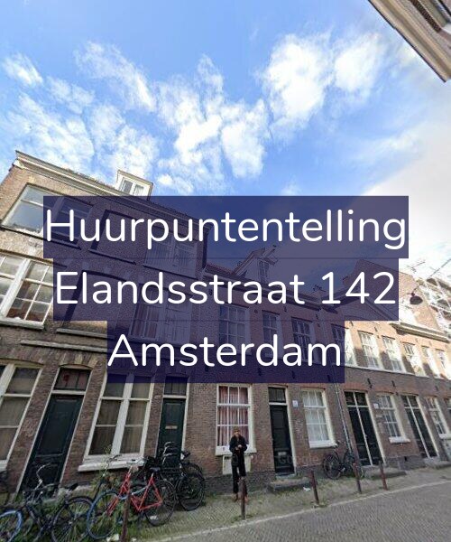 Foto gevel Huurpuntentelling voor Elandsstraat 142, Amsterdam