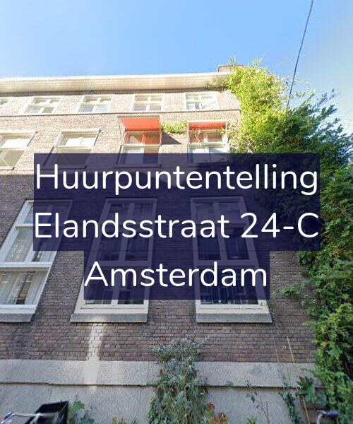 Foto gevel Huurpuntentelling voor Elandsstraat 24-C, Amsterdam