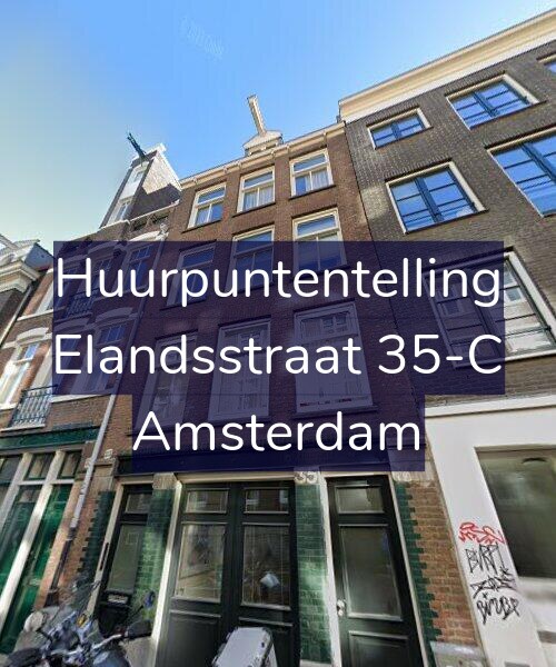 Foto gevel Huurpuntentelling voor Elandsstraat 35-C, Amsterdam